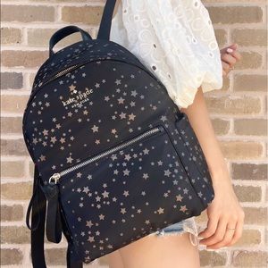 Kate Spade Chelsea The Little Better Nylon Scattered Star Twinkle Backpack
